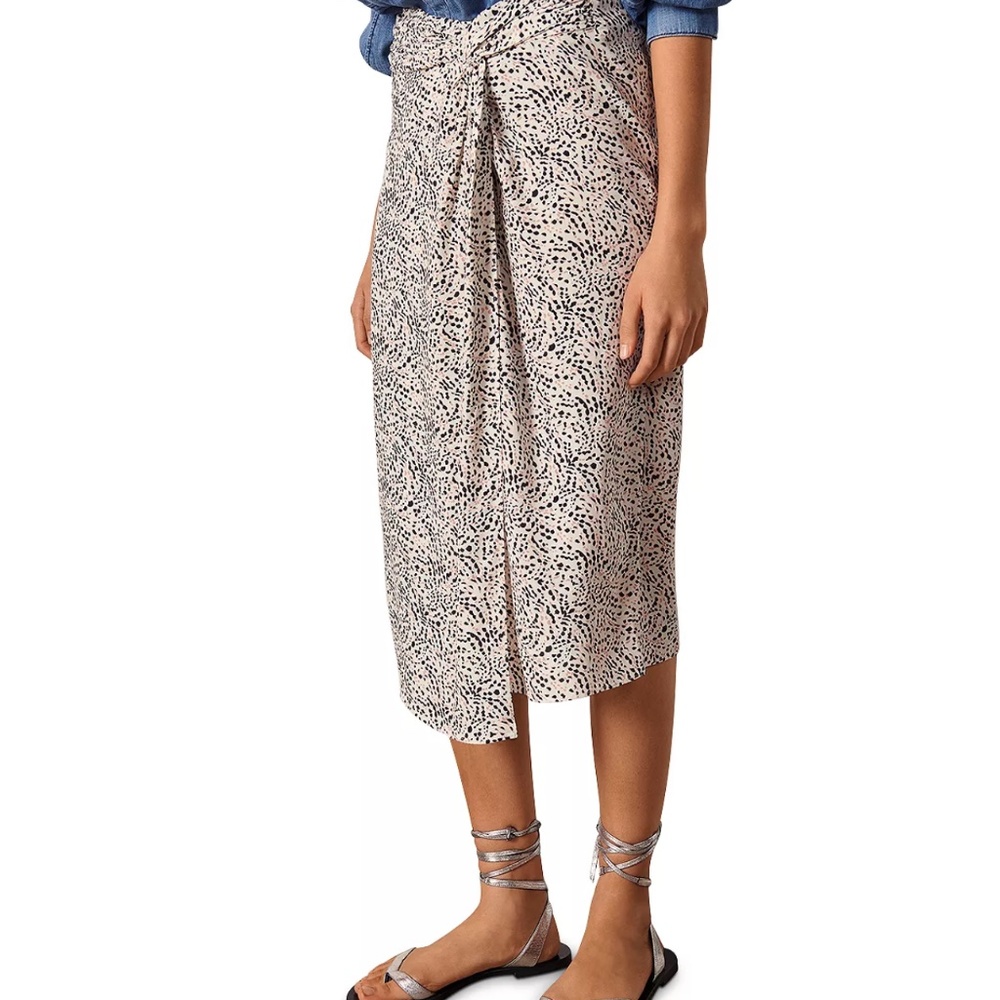 ba&sh NWT Icami Faux Wrap Midi Skirt